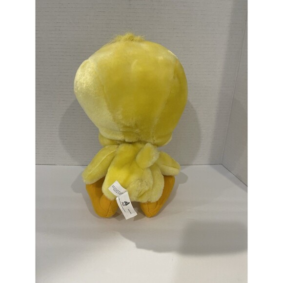 Vintage Looney Tunes Tweety Bird 1997 Stuffed Animal Plush Large Around 12” Tall - Picture 4 of 12